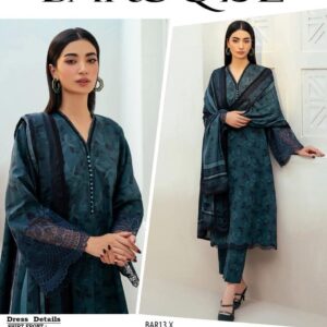 3 Pcs Women's Unstitched Printed Suit